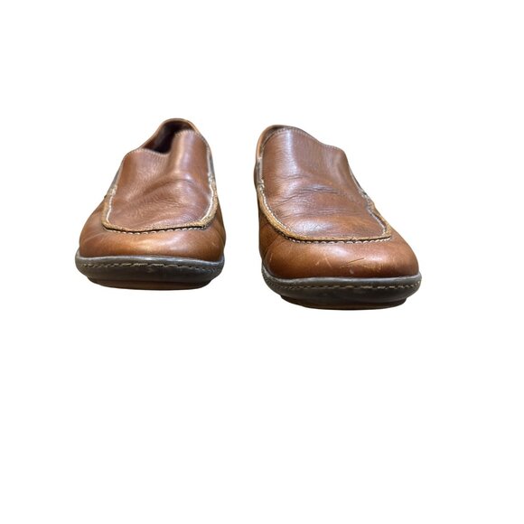 Donald J. Pliner mens brown leather slip on loafer shoes 10M SKU 6834 main image 4
